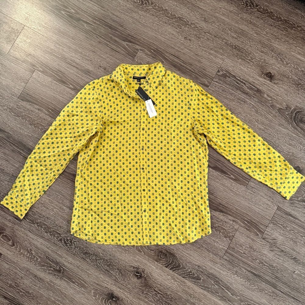 Banana Republic Silk Button Up New